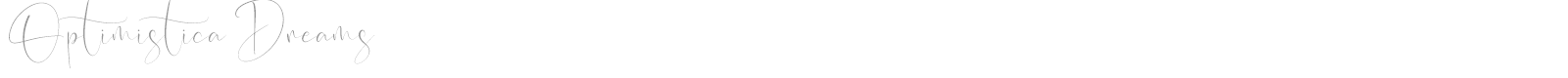 Optimistica Dreams font preview
